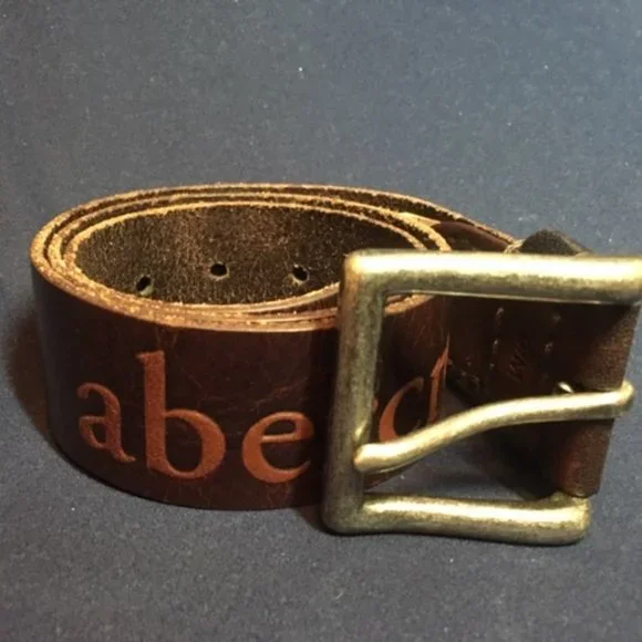 Abercrombie hot sale leather belt